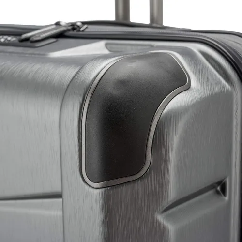 Miniatura 7 de Traveler's Choice Silverwood II Hardside Expandable Spinner, Gray-Out of Stock, 30" Checked Luggage