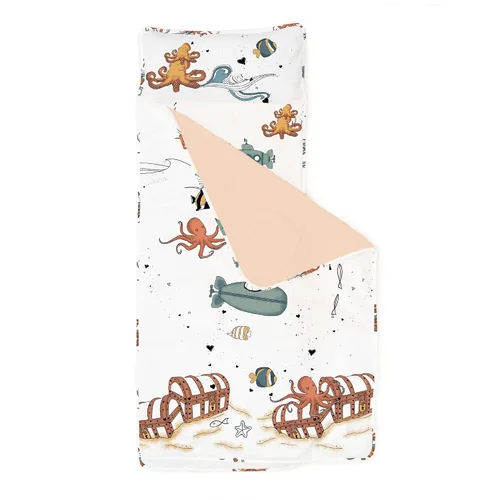 Miniatura 6 de JumpOff Jo - Tapete para siesta extra largo para niños ,saco de dormir para niños con almohada extraíble y manta ultrasuave para preescolar, Tesoro