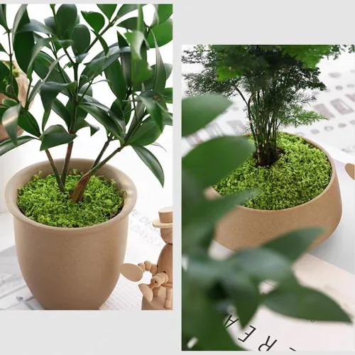 Miniatura 6 de Musgo artificial de 5.3 onzas para manualidades, decoración de musgo verde falso para jardines de hadas, centros de mesa de boda, arreglos florales