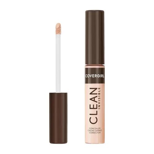 Miniatura 8 de Covergirl Corrector invisible limpio, ligero, hidratante, fórmula vegana, beige claro 107, 0.23 onzas 107 Beige Claro