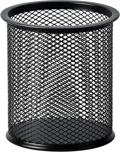 Miniatura 8 de Amazon Basics Soporte para bolígrafos y organizador de escritorio, almacenamiento de organizador de oficina, negro, 9.25 x 4.53 x 3.94 pulgadas