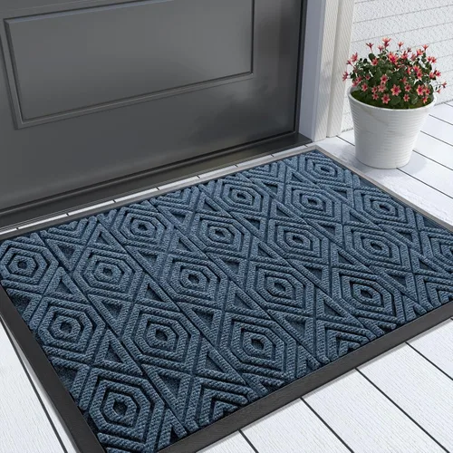 Miniatura 48 de Yimobra Alfombra para Puerta Delantera Exterior Entrada 29.5x17, Impermeable Resistente Alfombras Exteriores para Puerta Delantera, Alfombra