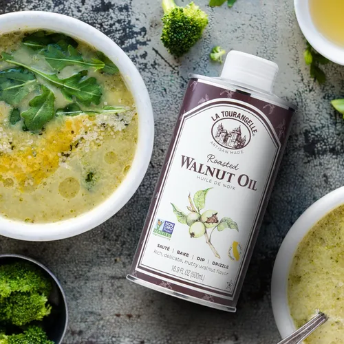 Miniatura 5 de La Tourangelle, Aceite de nuez tostada, fuente de ácido graso omega-3 a base de plantas, para cocinar, hornear y belleza, 16.9 onzas líquidas