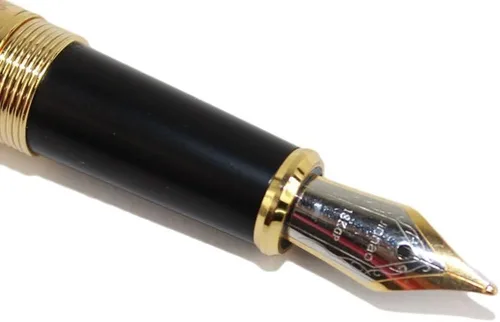Miniatura 4 de Gullor Pluma estilográfica más noble estilo simple Jinhao 155 dorado