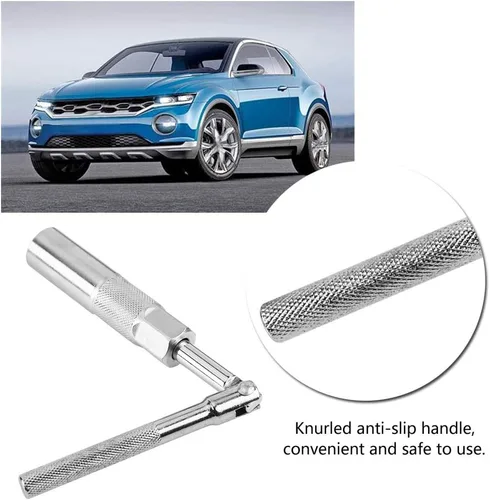 Miniatura 4 de Aramox Llave de amortiguador trasero para automóvil, juego de herramientas de extracción de amortiguadores hexagonales para reducción de velocidad
