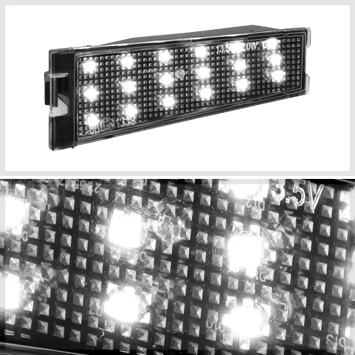 Miniatura 3 de Par de luces LED para matrícula compatibles con Cadillac CTS Sedán 08-10, PT-ZTL-9064