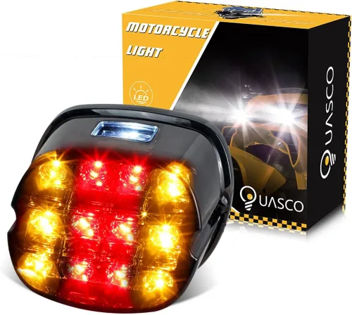 Miniatura 7 de Luz trasera LED de freno de motocicleta, luz trasera de lente ahumada, compatible con Harley Road King Electra Glide Ultra Classic XL883 XL883L