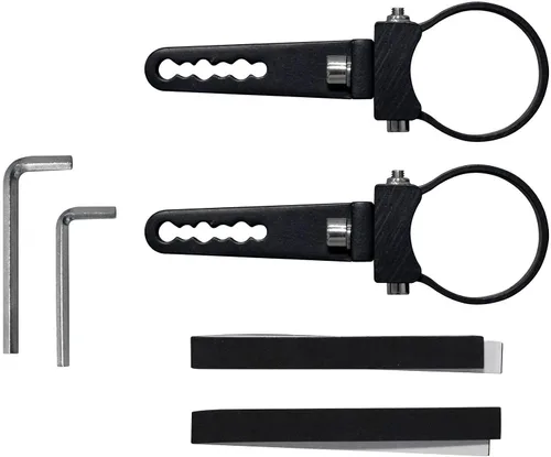 Miniatura 2 de SuperATV Abrazadera de tubo de aluminio resistente de 2 pulgadas - Juego de 2 - Uso para fijar luces, espejos, altavoces y mucho más
