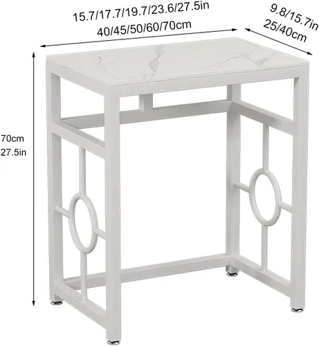 Miniatura 6 de Gabinete de soporte para aspiradora robot, estante de almacenamiento para robot de barrido, estante para aspiradora de robot, mesas auxiliares