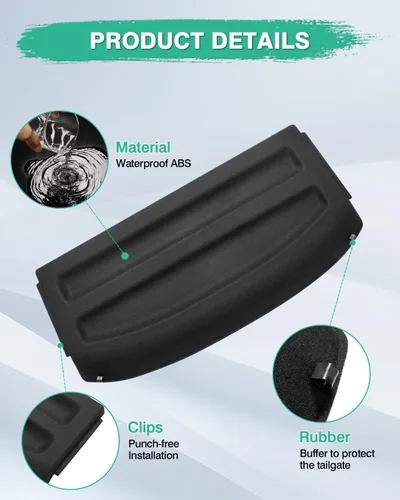 Miniatura 5 de Powerty Cubreobjetos para Honda HR-V 2016-2022, Funda retráctil para maletero con protección contra la lluvia para accesorios HRV 2016-2022