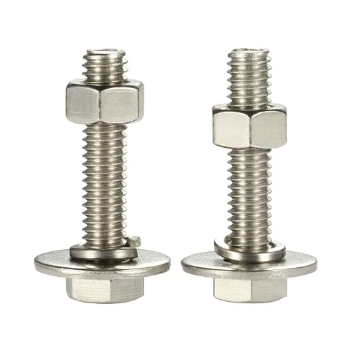 Miniatura 17 de Tornillos de cabeza hexagonal de 1/4-20 x 1/2 pulgadas con tuercas hexagonales y arandelas gruesas planas y de bloqueo, totalmente roscados, acero