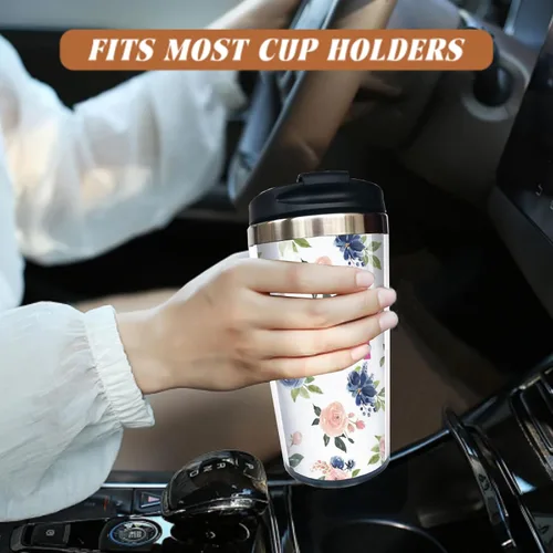 Miniatura 4 de Corgi Butt - Taza de café de viaje de acero inoxidable de 13 onzas, divertida botella de agua con aislamiento, vaso de regalo de cumpleaños