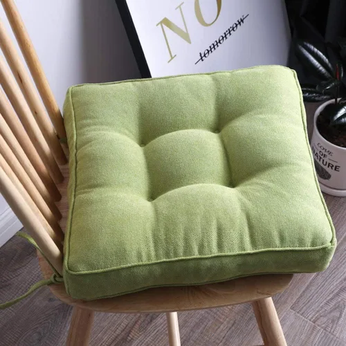 Miniatura 15 de Cojín redondo suave para silla, cojín acolchado antideslizante, cojines de asiento suaves y cómodos para sillas de cocina, comedor y oficina