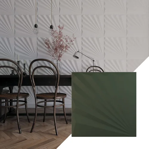 Miniatura 29 de Ekena Millwork WP20X20AAWH 19 5/8 pulgadas de ancho x 19 5/8 pulgadas de alto Aire EnduraWall Decorativo 3D Panel de Pared Cubre 2.67 pies cuadrados