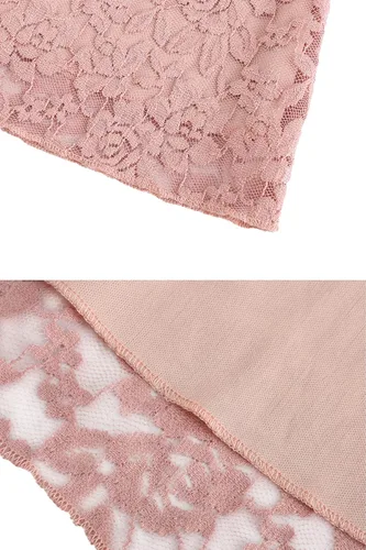 Miniatura 5 de Vestido de fiesta semiformal de encaje floral con manga 34 para niñas de 4 a 11 años