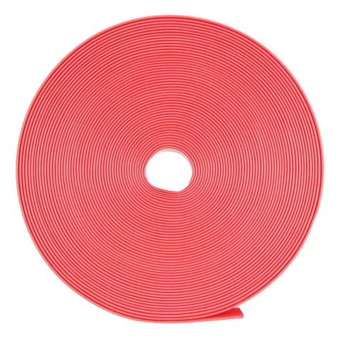 uxcell Tubo termorretráctil de 0.433 in de diámetro y 0.669 in de ancho plano 32.8 ft 2:1 Tubo termorretráctil de alambre rojo