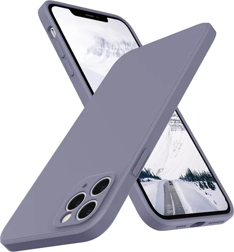 Miniatura 11 de SURPHY Funda de diseño para iPhone 11 Pro Max con protección para cámara, diseño de borde recto, silicona líquida delgada, piedra