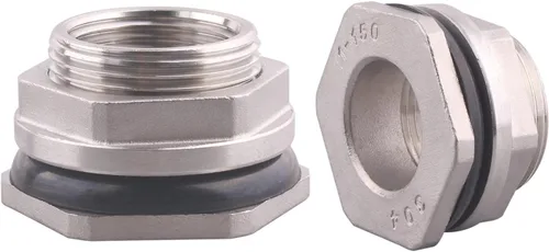 Miniatura 8 de DERNORD 1" colocaciones de mamparo del acero inoxidable del conector del tanque de agua del tabique femenino