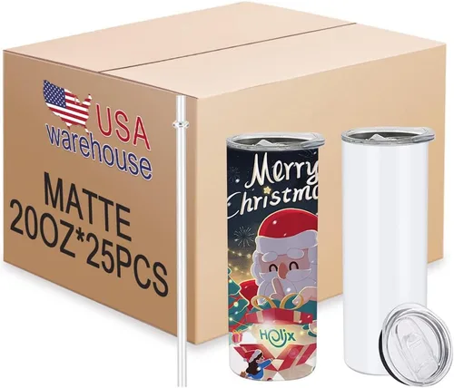 Miniatura 11 de Paquete de 25 tazas de metal de 30 onzas, vasos de sublimación en blanco, delgados y rectos, de doble pared, tazas de café de acero inoxidable, vaso