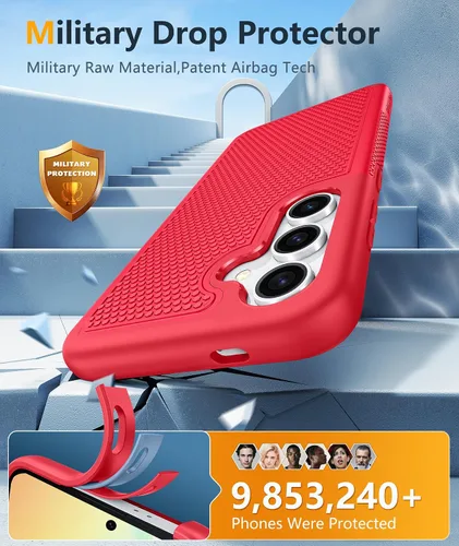 Miniatura 580 de FNTCASE Funda para iPhone 17 Pro: Fundas delgadas translúcidas de color azul claro compatibles con MagSafe, protección completa de la cámara