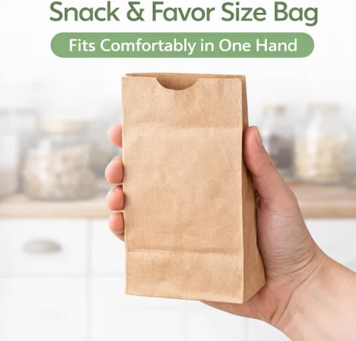 Miniatura 3 de Perfect Stix - Bolsa marrón 2-100 unidades, bolsas de papel marrón de 2 libras - Bolsas marrones - 100 unidades (Paquete de 1)
