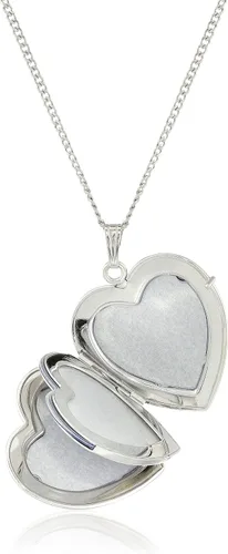 Miniatura 2 de Amazon Essentials Medallón de corazón grabado de cuatro imágenes, 20 pulgadas, (anteriormente Amazon Collection)