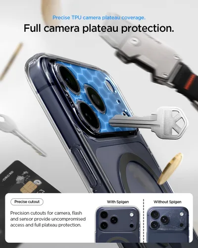 Miniatura 256 de Spigen Funda para iPhone 13 Mini, ultra híbrida MagFit [antiamarilleo] [compatible con Magsafe] - Transparente