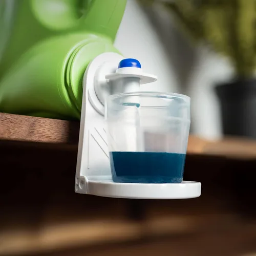 Miniatura 2 de Atlas Cup - Colector de goteo de detergente para ropa sucia, soporte para vasos de detergente, tamaño único que se adapta a la mayoría de botellas