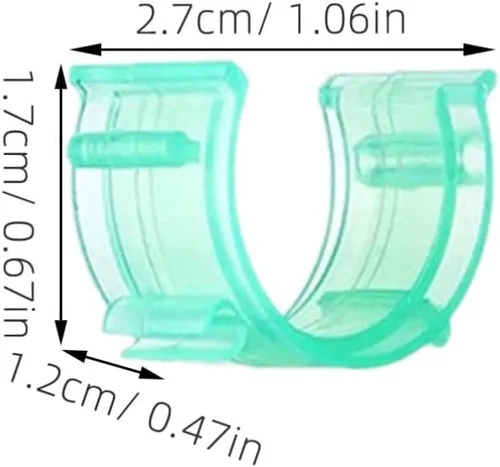 Miniatura 2 de 100 clips de bobina de coser, clips de soporte de bobina, abrazaderas de soporte de bobina, clips de rosca, herramienta de máquina de coser