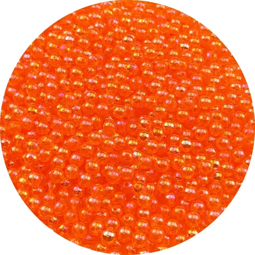 Miniatura 45 de 2000 cuentas redondas acrílicas de 0.157 pulgadas (0.157 in), cuentas espaciadoras de colores AB con agujero para bricolaje, pulseras, collares