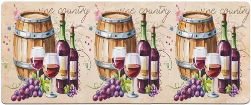 Miniatura 7 de Tapete de baño retro de barril de vino para bañera, antideslizante, de secado rápido y absorbente, tierra de diatomeas, fregadero de cocina, tapete