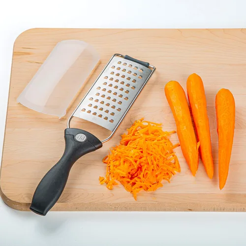 Miniatura 6 de PL8 Rallador mediano – Rallador de paleta de acero inoxidable para queso, verduras y más con mango ergonómico