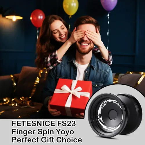Miniatura 7 de FETESNICE Yoyo FS23 Yoyo profesional sensible para niños de 8 a 12 años, yoyo que no responde para adultos, truco de metal de doble función