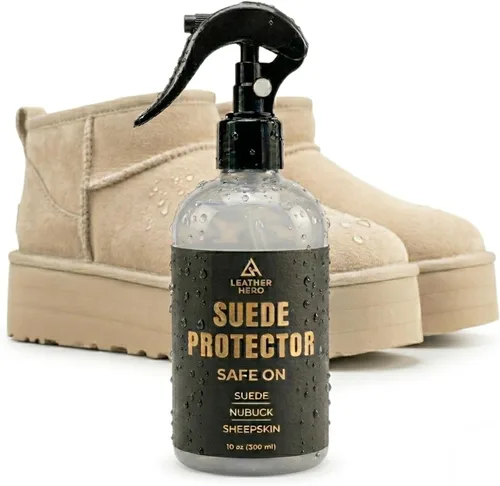 Protector de gamuza compatible con botas Ugg (10 onzas) – Spray impermeabilizante para botas de gamuza, zapatos, chaquetas, accesorios – Spray