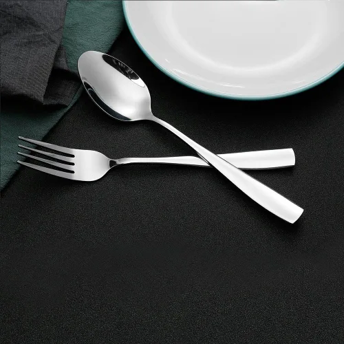Miniatura 7 de Eslite Cucharas grandes de acero inoxidable de 12 piezas, 8 pulgadas