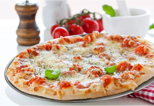 Miniatura 6 de Deedro Bandeja para hornear pizza, bandeja de pizza de acero inoxidable de 10 pulgadas, bandeja redonda para horno de pizza para el hogar