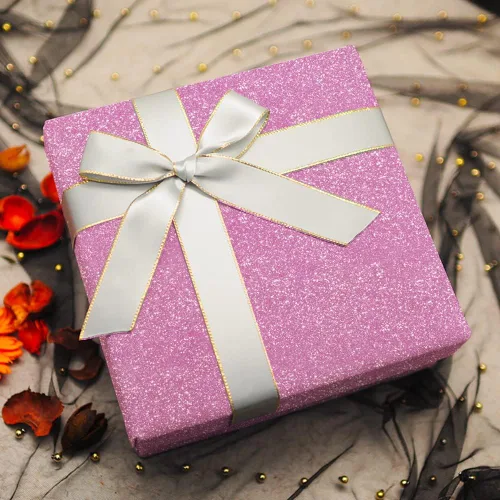 Miniatura 3 de Kitico Papel tapiz rosa con purpurina para despegar y pegar, papel decorativo autoadhesivo para decoración de bricolaje, 17.7 x 118.1 pulgadas