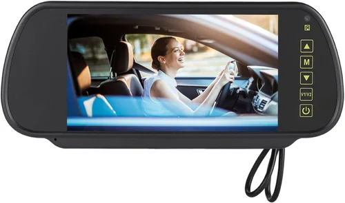 Pilipane Espejo retrovisor para coche, pantalla LCD a color de 7 pulgadas HD 800 x 480 monitor MP5 para automóvil, monitor de atenuación automática,