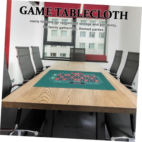 Miniatura 7 de Unomor Cómodo fieltro Poker Table Mat Poker Game Rug Desk Top Pad para póker y juegos de cartas