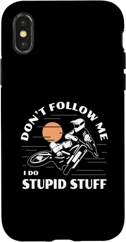 Miniatura 5 de Funda para iPhone 12 Mini Dirtbike Motocross Don't Follow Me Stupid Stuff Dirt Bike