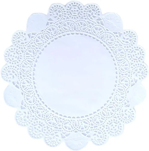 Miniatura 21 de 250 piezas de papel redondo de encaje de 3.5 pulgadas de alta calidad, sin polvo, corte limpio, diseño simple: fiesta/regalo/para tartas/decoración