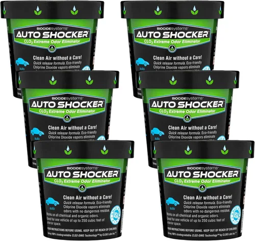 Miniatura 9 de Biocide Systems Auto Shocker - Eliminador de olores fuerte para automóvil, eliminador de olores ClO2 ecológico para olores duros en interiores