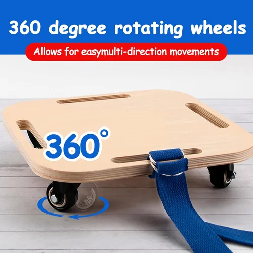 Miniatura 6 de Patinete para niños sentado con ruedas y asas universales, scooter de madera de seguridad para niños a partir de 3 años o más, patinetes deportivos