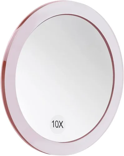 Miniatura 5 de SANTOO Espejo de aumento 10X – con 3 ventosas de montaje – utilizado para maquillaje preciso – Cejas/Pinzas – Eliminación de puntos negros y manchas