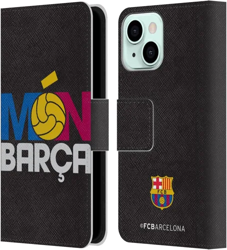 Miniatura 67 de Head Case Designs Funda de piel con licencia oficial del FC Barcelona Ball Pattern Campions compatible con Apple iPhone 11