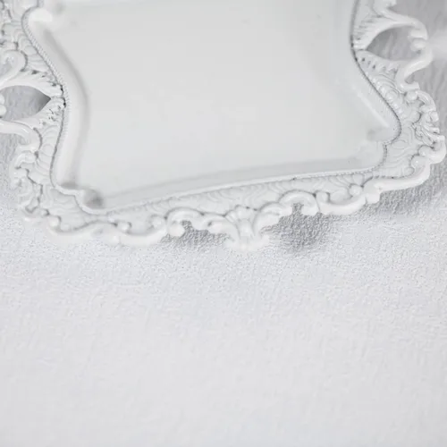 Miniatura 6 de Funly mee Pequeño plato antiguo baratija bandeja de joyería vintage, soporte de anillo (blanco)