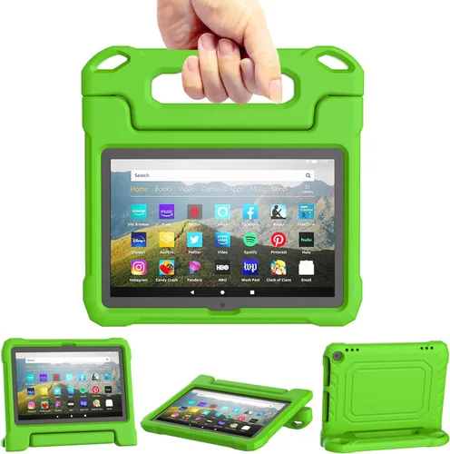 Miniatura 15 de DJ&RPPQ Funda resistente a prueba de golpes para niños, resistente (incompatible con Sony Nokia de 8 pulgadas) con soporte para niños, color negro