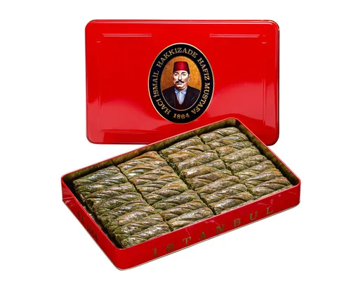 Miniatura 47 de Hafiz Mustafa 1864 Istanbul Baklava - Caja de pastelería - Bocadillos de postre de Baklava horneados hechos de hojas de masa filo fresca, pistacho