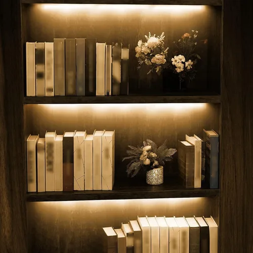 Miniatura 8 de Kit de iluminación LED para debajo del gabinete para gabinetes de cocina, mostradores de estantes, armario. 6 tiras de luz de 12 pulgadas con Blanco