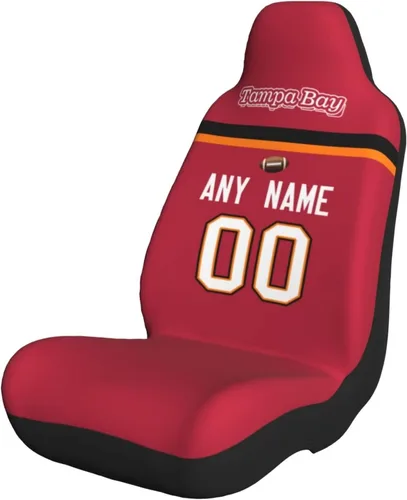 Miniatura 15 de Fundas de asiento de coche de fútbol personalizadas, accesorios personalizados para automóvil, regalos de Arizona con nombre y número, funda